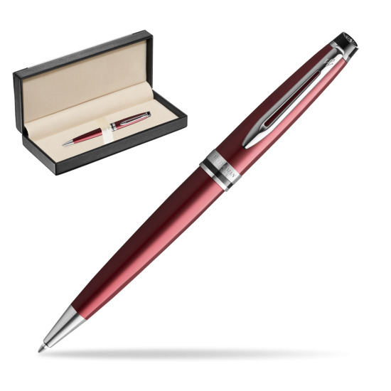 Waterman Ballpoint Pen Expert Dark Red CT in classic box black