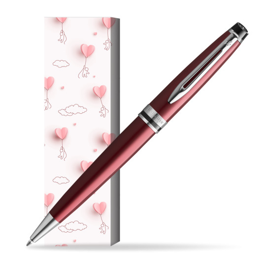 Waterman Ballpoint Pen Expert Dark Red CT in cover Love is in the air