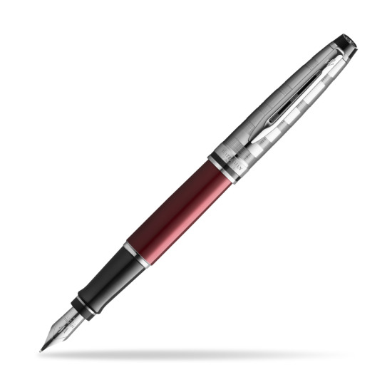 Waterman Fountain Pen Expert DeLuxe Dark Red CT 
