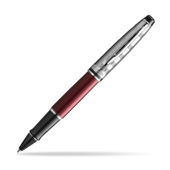 Waterman Expert DeLuxe Dark Red Rollerball Pen