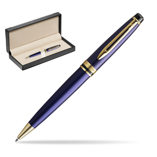Waterman Penna a Sfera Expert Navy Blue GT in classic box black