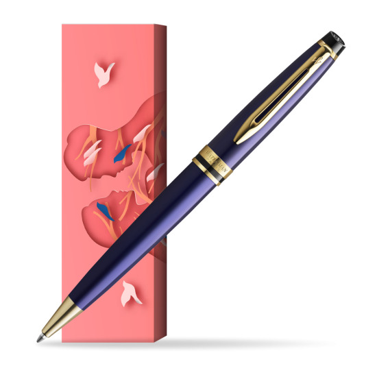 Waterman Penna a Sfera Expert Navy Blue GT in cover Magic Moments