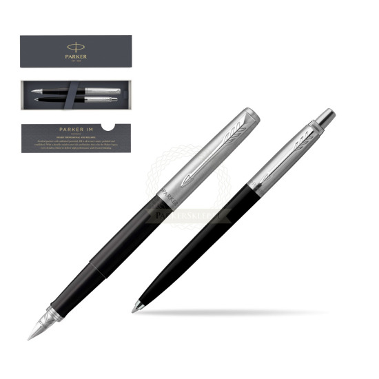 Parker Jotter Originals Black CT Pen Penna Stilografica + Penna Pen in a Gift Box 