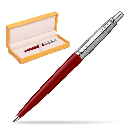 Parker Jotter Original Red Penna a Sfera in suede box yellow