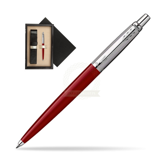 Parker Jotter Original Red Penna a Sfera in single wooden box Wenge Single Ecru