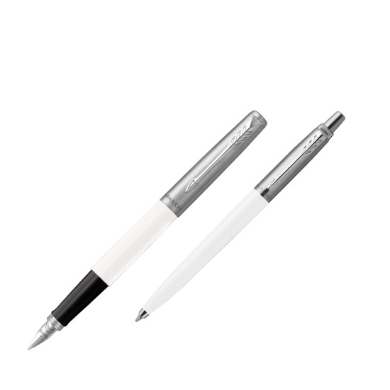 Parker Jotter Originals White CT Pen Penna Stilografica + Penna Pen in a Gift Box