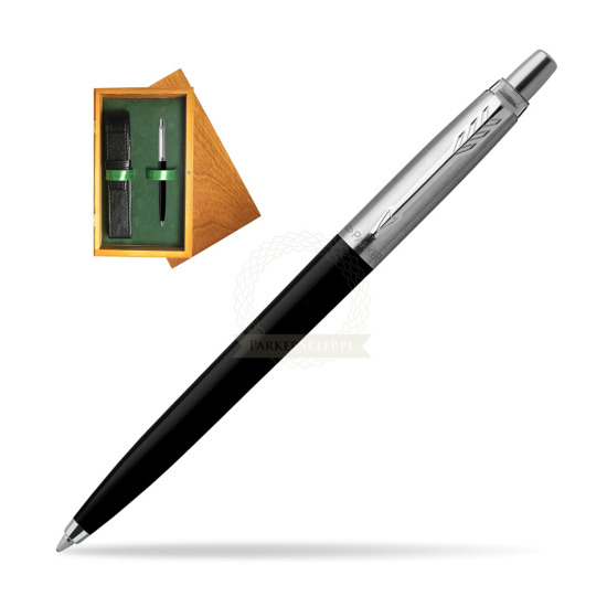 Parker Jotter Originals Black Ballpoint Pen in single wooden box Honey Single Green