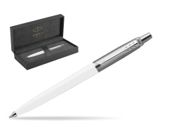 Parker Jotter Originals White Ballpoint Pen in original Parker Prestige box