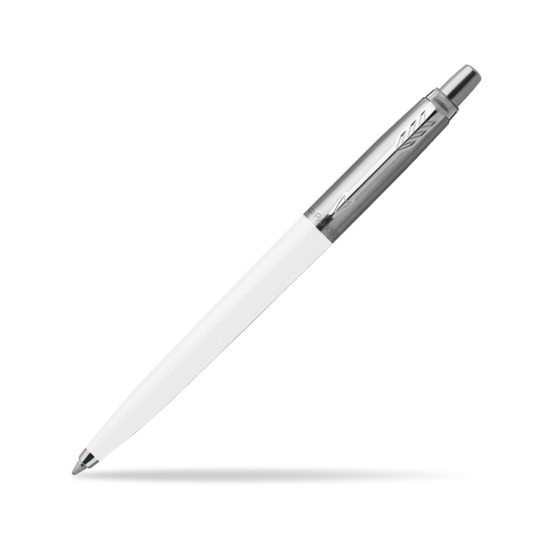 Parker Jotter Originals White Ballpoint Pen in hangsell