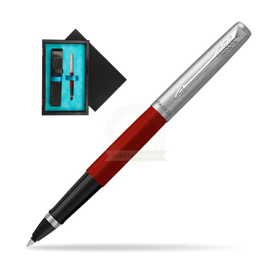 Parker Jotter Originals Red Rollerball Pen in single wooden box Black Single Turquoise