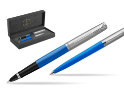 Parker Jotter Originals Blue CT Pen Penna Roller + Penna Pen in a Gift Box in original Parker Prestige box