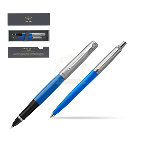 Parker Jotter Originals Blue CT Pen Penna Roller + Penna Pen in a Gift Box 