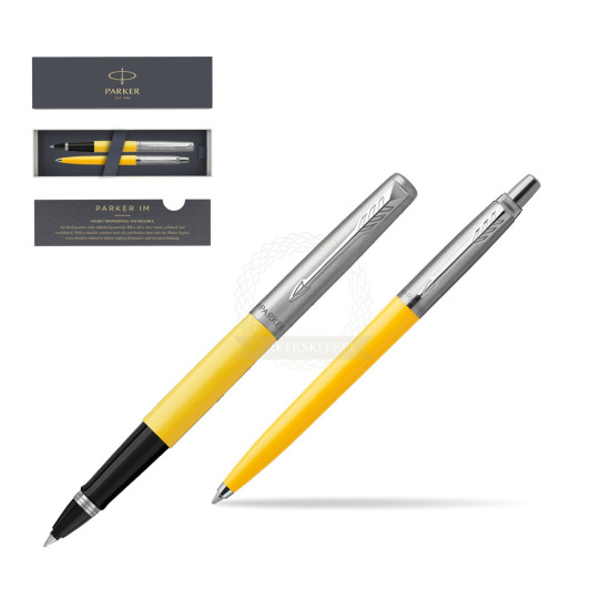 Parker Jotter Originals Yellow CT Pen Penna Roller + Penna Pen in a Gift Box 