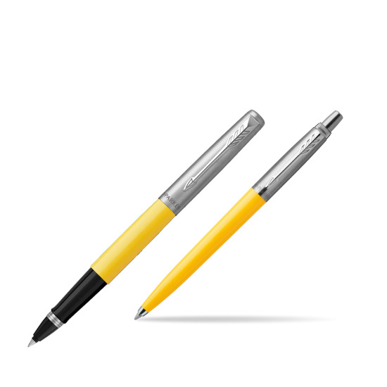Parker Jotter Originals Yellow CT Pen Penna Roller + Penna Pen in a Gift Box