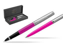 Parker Jotter Originals Magenta CT Pen Penna Roller + Penna Pen in a Gift Box in original Parker Prestige box