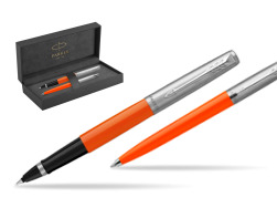 Parker Jotter Originals Orange CT Pen Penna Roller + Penna Pen in a Gift Box in original Parker Prestige box