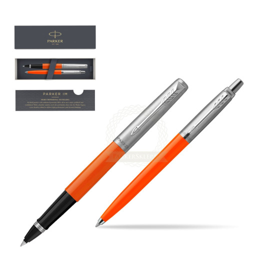 Parker Jotter Originals Orange CT Pen Penna Roller + Penna Pen in a Gift Box 