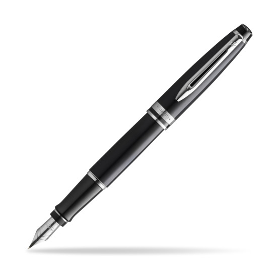 Waterman Penna Stilografica Expert Black CT Gold Nib 18k 