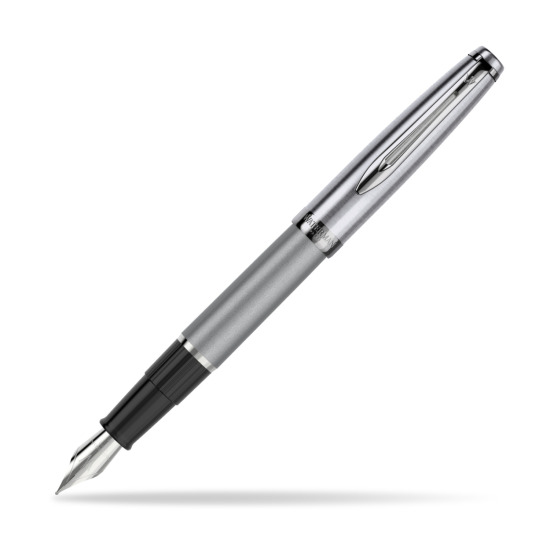Waterman Fountain Pen Embleme DeLuxe Metallic Gray CT