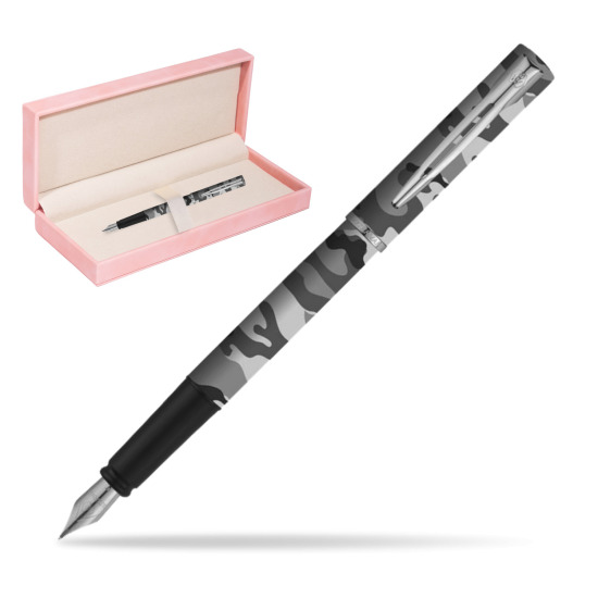 Waterman Allure Camo CT Penna Stilografica in suede box pink