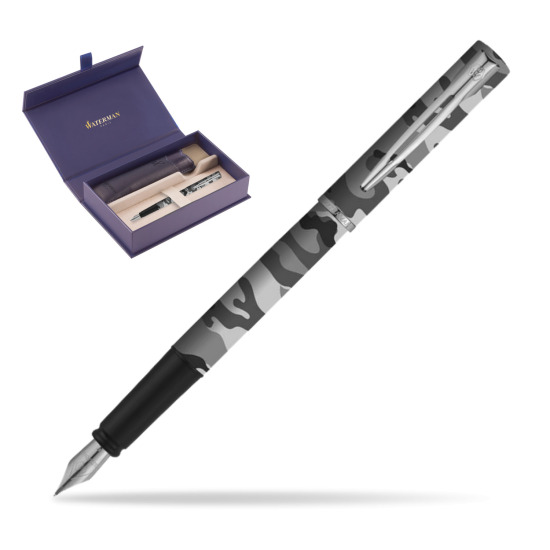 Waterman Allure Camo CT Penna Stilografica in original Waterman box, slide-out case