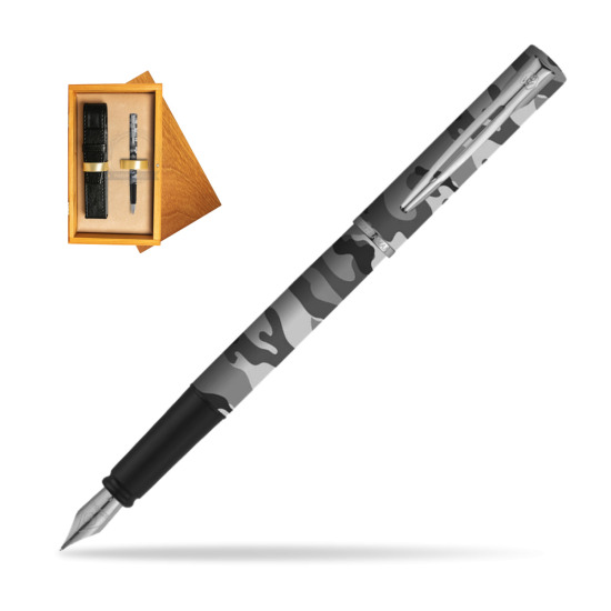 Waterman Allure Camo CT Penna Stilografica in single wooden box Honey Single Ecru