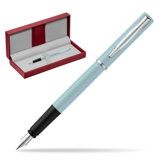 Waterman Allure Blue CT Stylo-plume in the red leather box