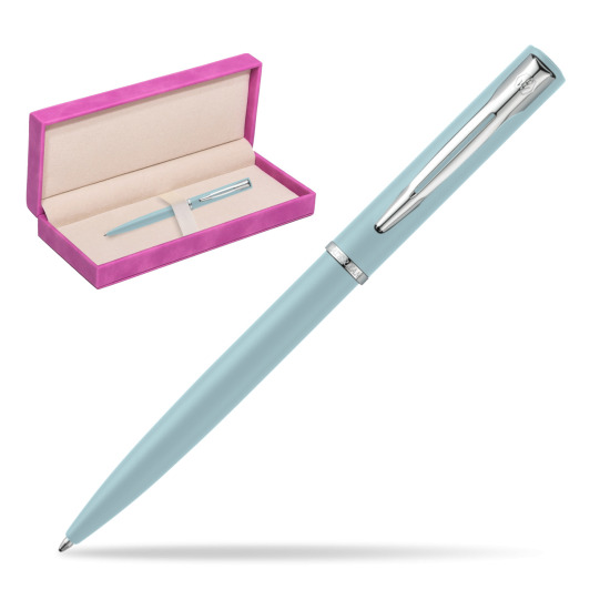 Waterman Allure BLUE CT Penna a Sfera in suede box fuchsia