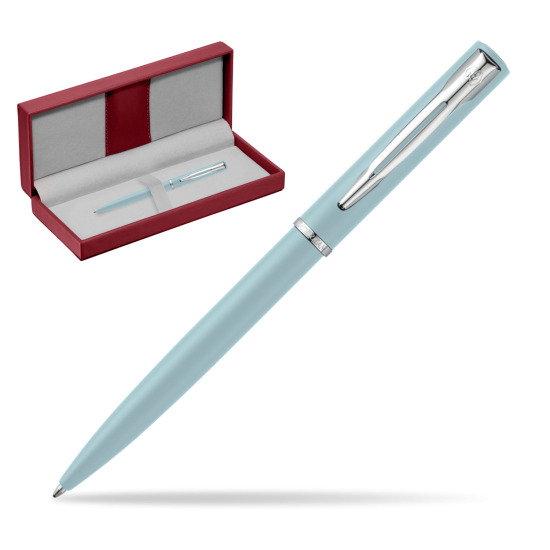 Waterman Allure BLUE CT Stylo à bille in the red leather box