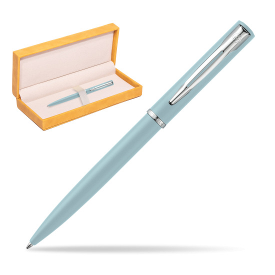 Waterman Allure BLUE CT Penna a Sfera in suede box yellow