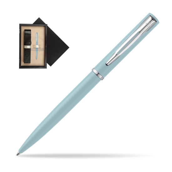 Waterman Allure BLUE CT Penna a Sfera in single wooden box Wenge Single Ecru