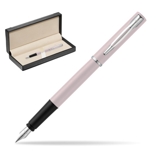 Waterman Allure Pink CT Penna Stilografica in classic box black
