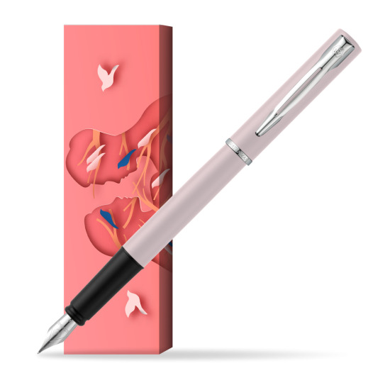 Waterman Allure Pink CT Penna Stilografica in cover Magic Moments