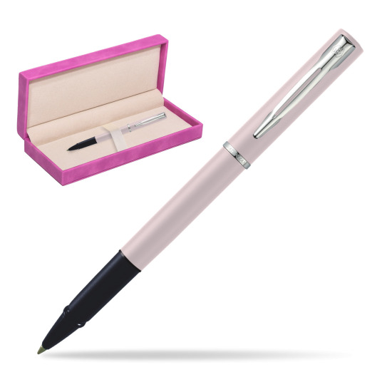 Waterman Allure PINK CT Penna Penna Rollerball in suede box fuchsia