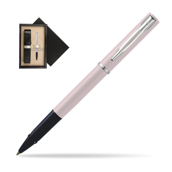 Waterman Allure PINK CT Penna Penna Rollerball in single wooden box Wenge Single Ecru