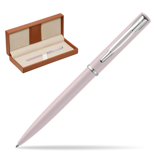 Waterman Allure PASTEL PINK BALLPOINT PEN  in classic box brown