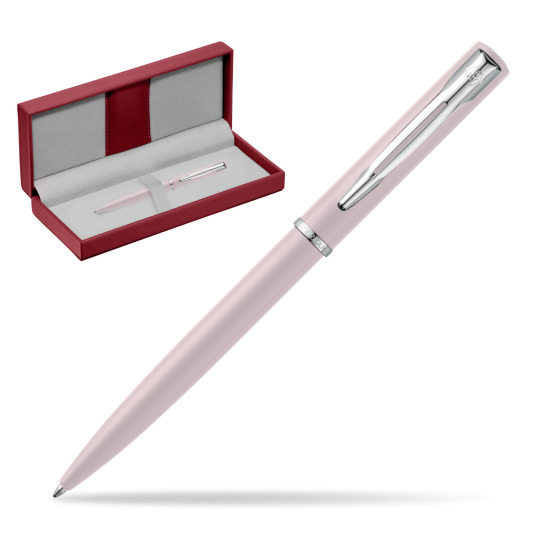 Waterman Allure PASTEL PINK BALLPOINT PEN in the red leather box