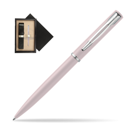 Waterman Allure PASTEL PINK BALLPOINT PEN in single wooden box Wenge Single Ecru