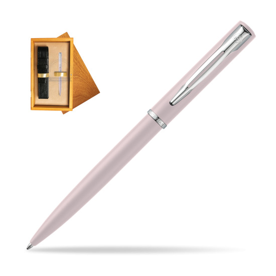 Waterman Allure PASTEL PINK BALLPOINT PEN in single wooden box Honey Single Ecru