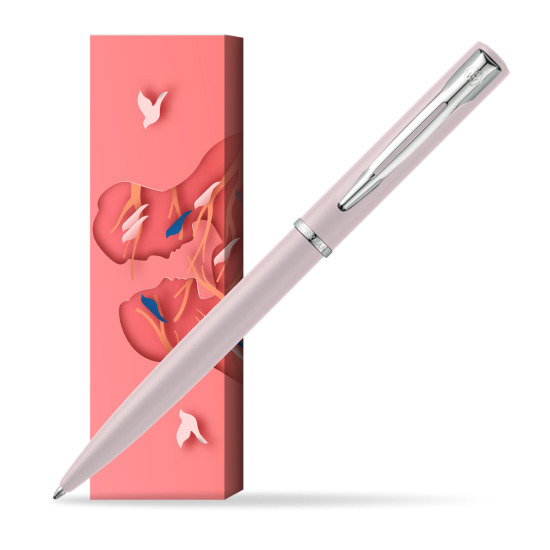 Waterman Allure PASTEL PINK BALLPOINT PEN in cover Magic Moments