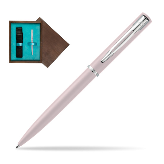Waterman Allure PASTEL PINK BALLPOINT PEN in single wooden box Wenge Single Turquoise 