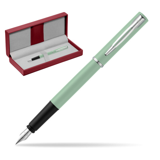 Waterman Allure Mint CT Stylo-plume in the red leather box