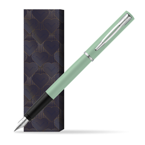 Waterman Allure Mint CT Penna Stilografica in cover Glamour Love