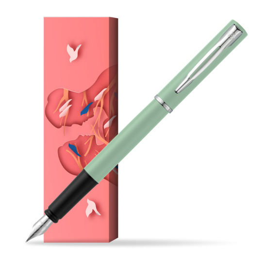 Waterman Allure Mint CT Penna Stilografica in cover Magic Moments