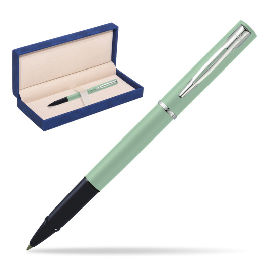 Waterman Allure MINT CT Penna Penna Rollerball in suede box navy blue