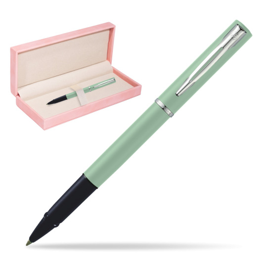 Waterman Allure MINT CT Penna Penna Rollerball in suede box pink