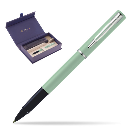 Waterman Allure MINT CT Penna Penna Rollerball in original Waterman box, slide-out case