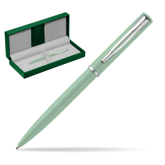 Waterman Allure MINT CT Stylo à bille in the green leather box