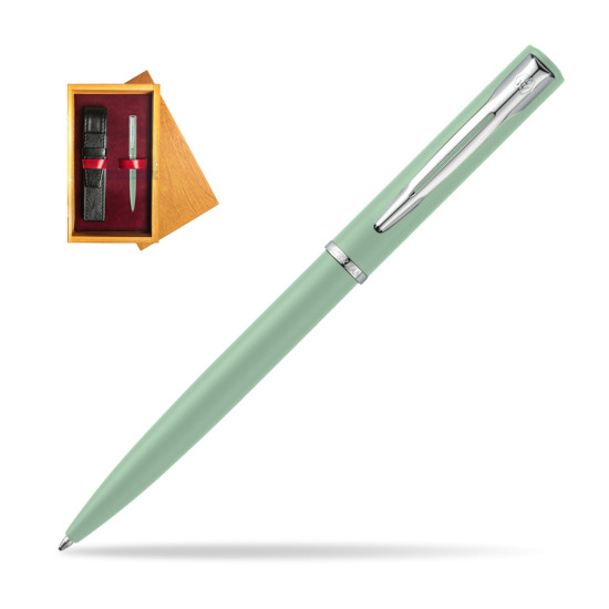 Waterman Allure MINT CT BALLPOINT PEN in single wooden box Honey Single Maroon