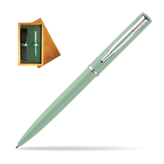 Waterman Allure MINT CT BALLPOINT PEN in single wooden box Honey Single Green
